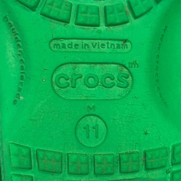 Crocs Classic Clogs Green Ivy Mens 11 Slipons Shoes Lightweight Comfy Christmas - Picture 6 of 7